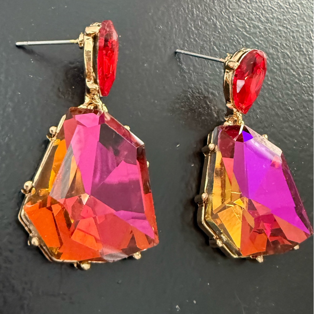 Women Drop Earrings Irregular Shape Bohemian - Picture 5 of 7